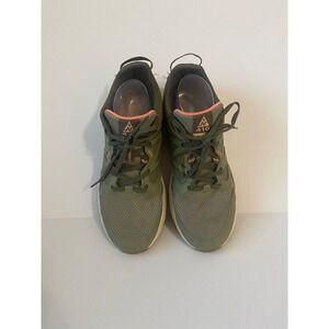 New Balance 410v7 Trail Running Shoes Olive Green Peach WT410CC7 Womens 11